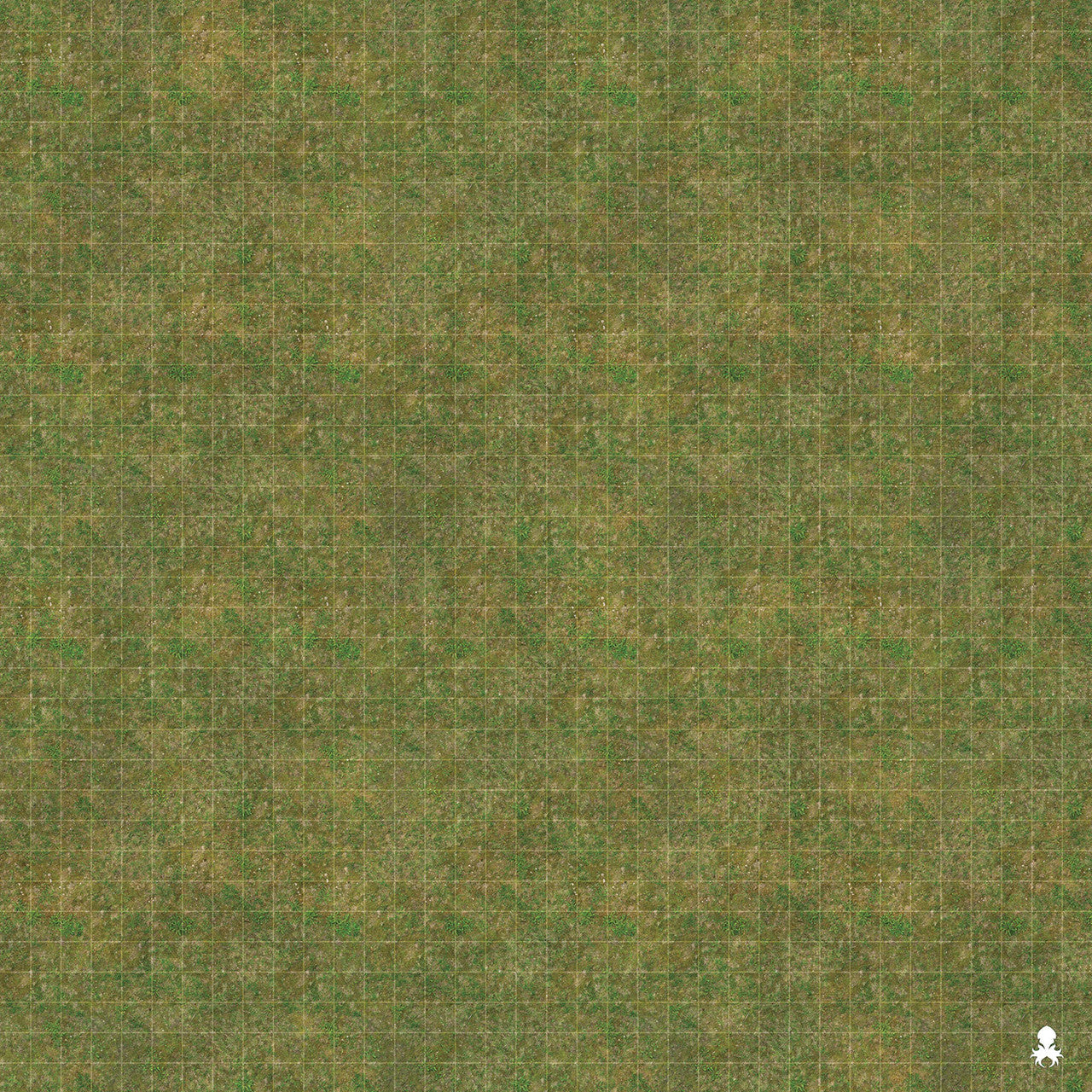 Kraken Dice RPG Encounter Map Quick Mat- Grassy Terrain 36"x36"